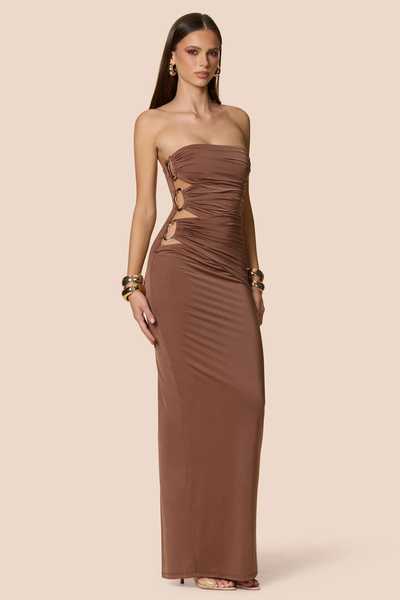 PORTIA BANDEAU DRESS Envy by Melissa Gorga PORTIA BANDEAU DRESS Envy by Melissa Gorga