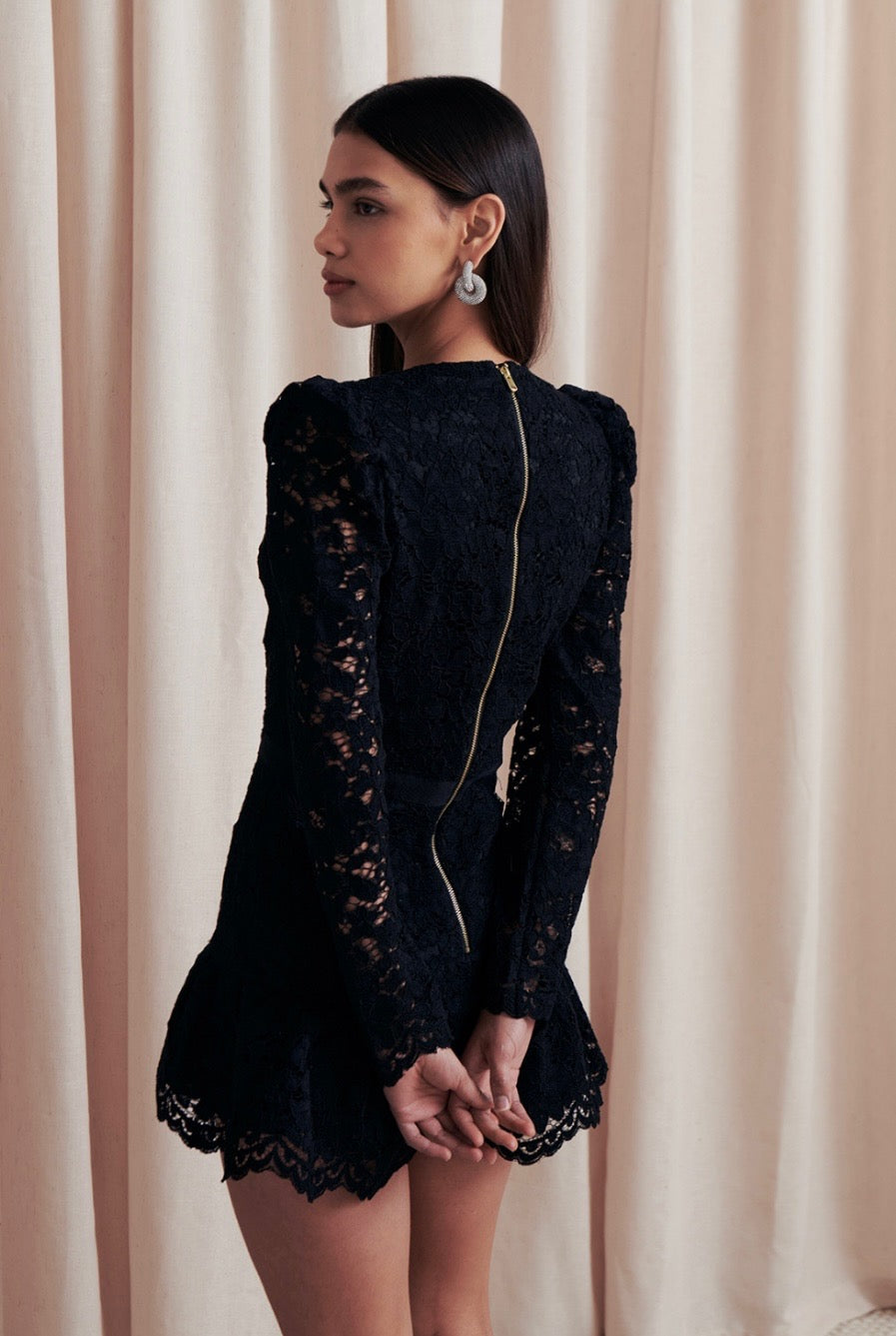 CORDED LACE ROMPER