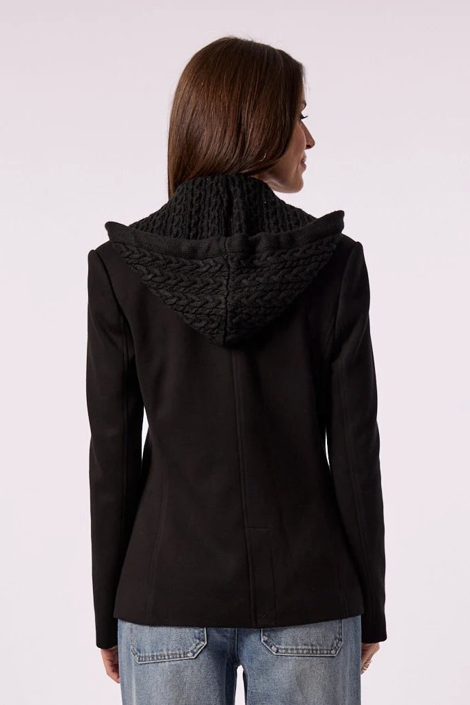 TOASTY BLAZER WITH SWEATER INSERT