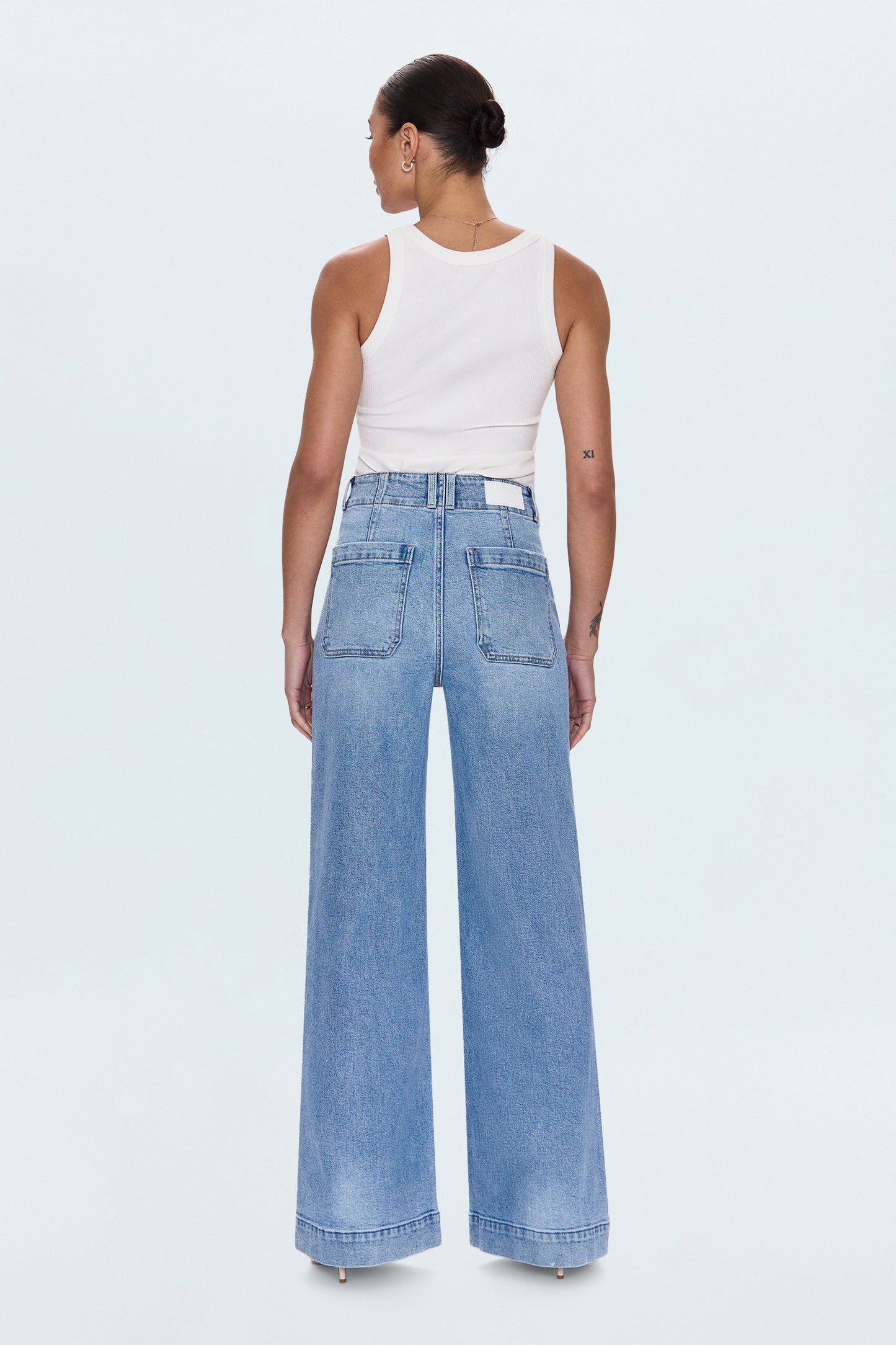 LANA DBL BUTTON HIGH RISE