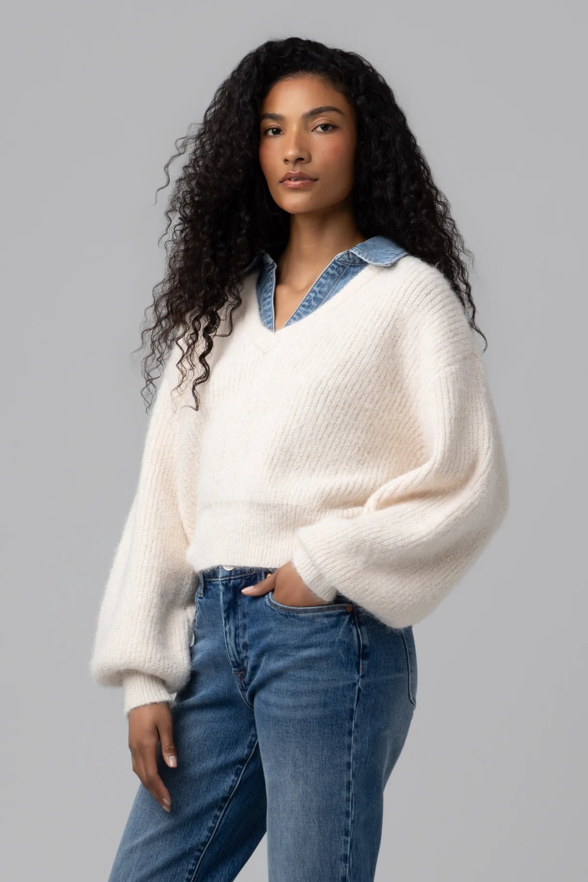 OPEN FIELD SWEATER – Envy by Melissa Gorga