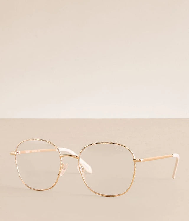 QUAY JEZABELL TEXTURE GLASSES