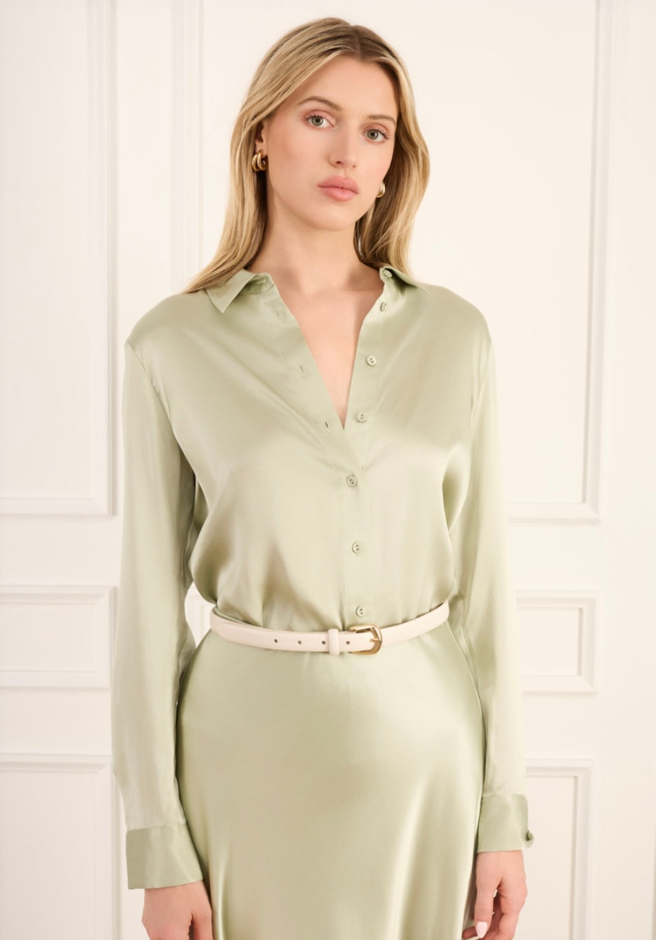 CROSBY BLOUSE SEA GLASS