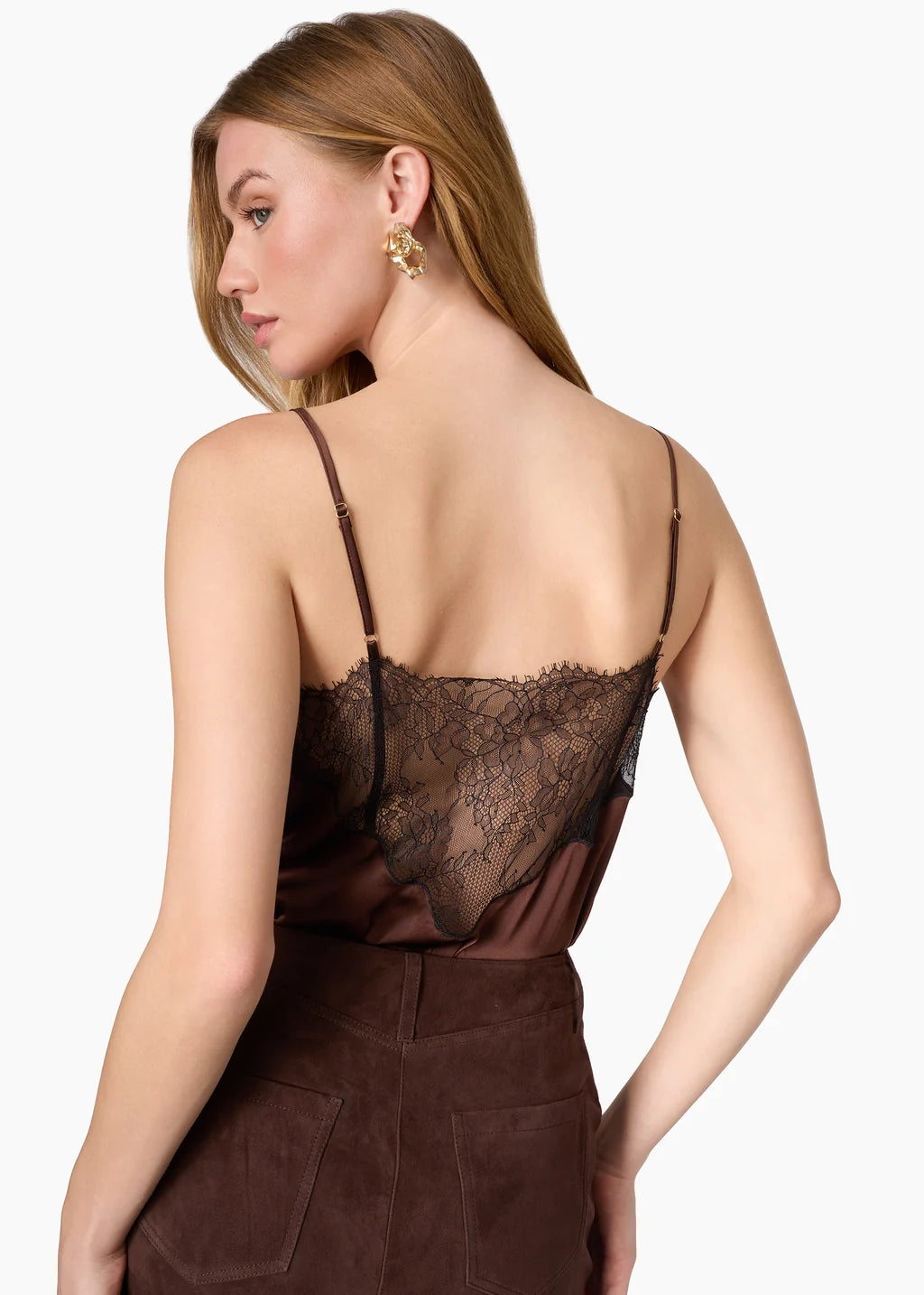 DAISY SILK LACE CAMI