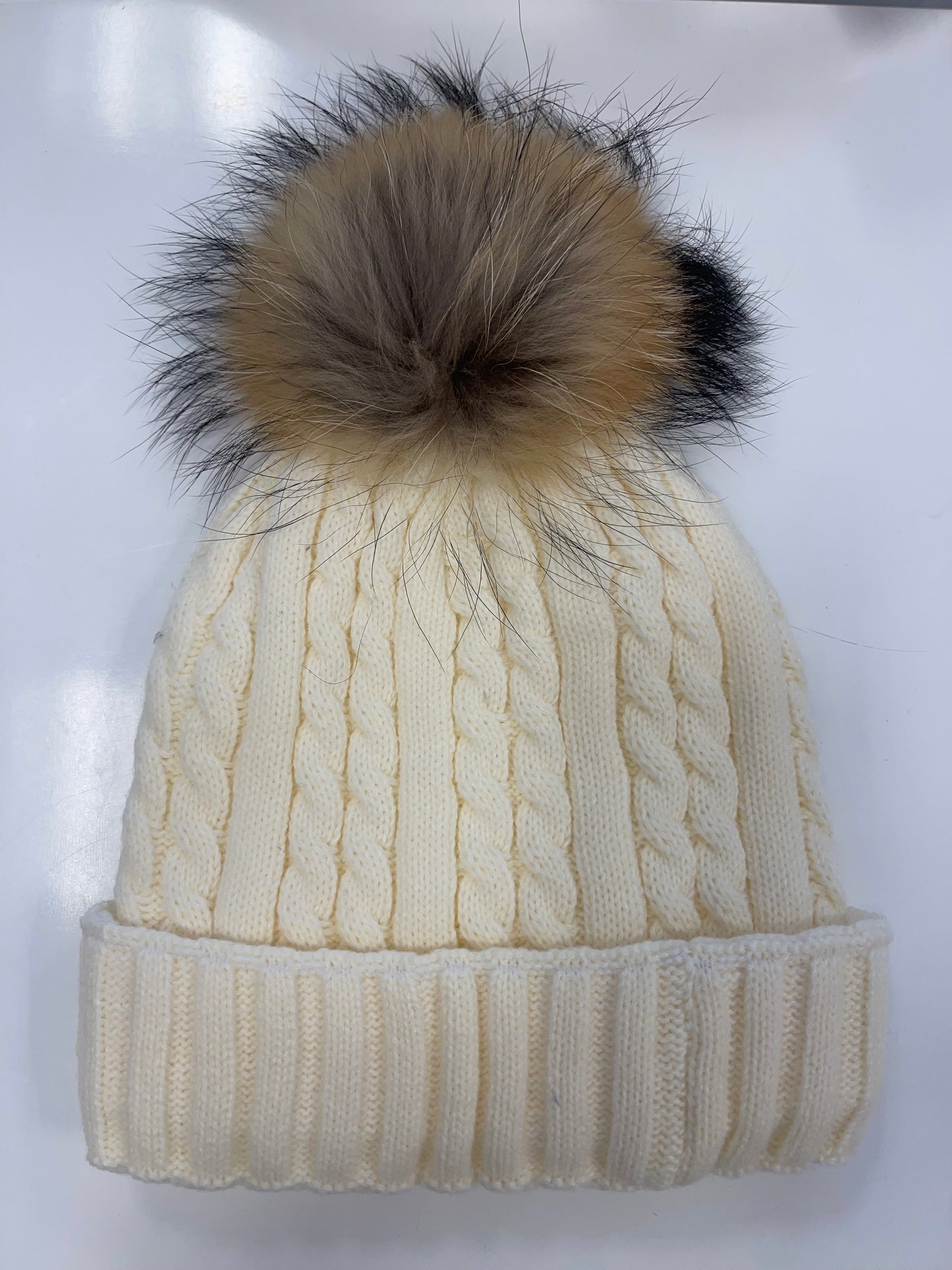 IVORY KNIT BEANIE