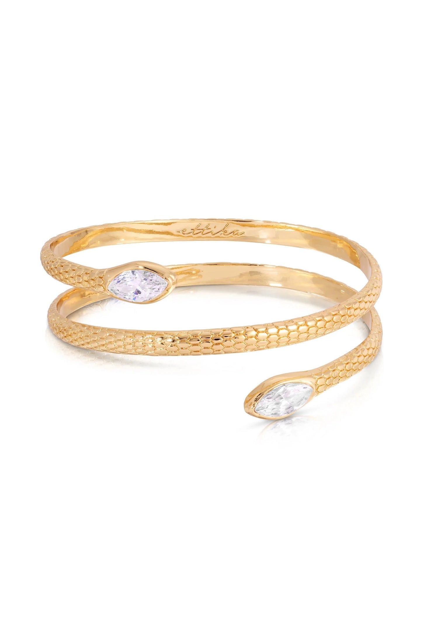 MARQUISE COILED BANGLE
