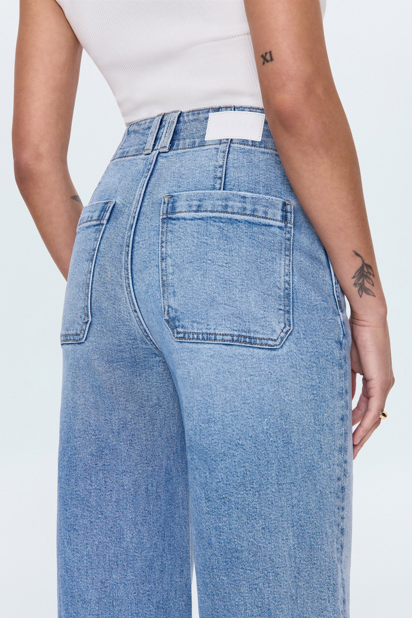 LANA DBL BUTTON HIGH RISE