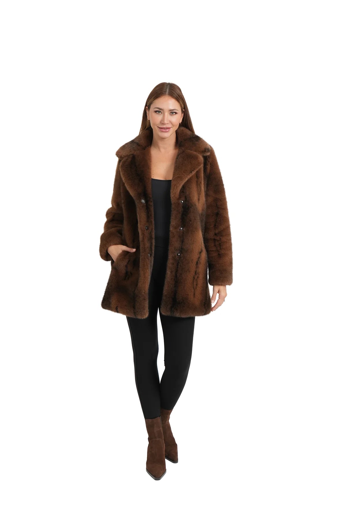JESSICA FAUX FUR COAT