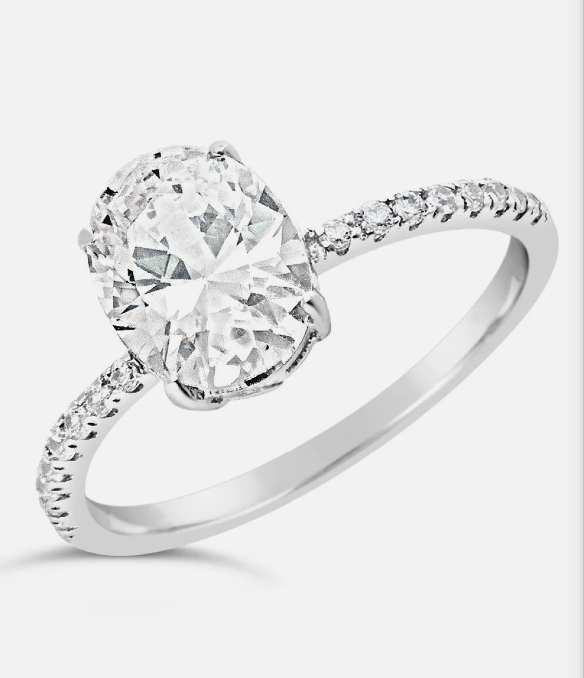 OVAL PROMISE RING