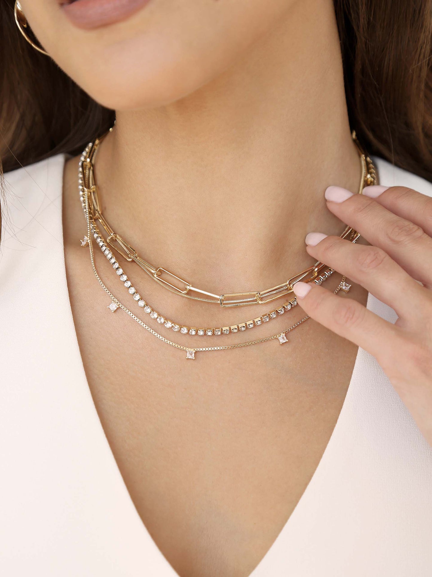 MIXED CHAIN NECKLACE SET