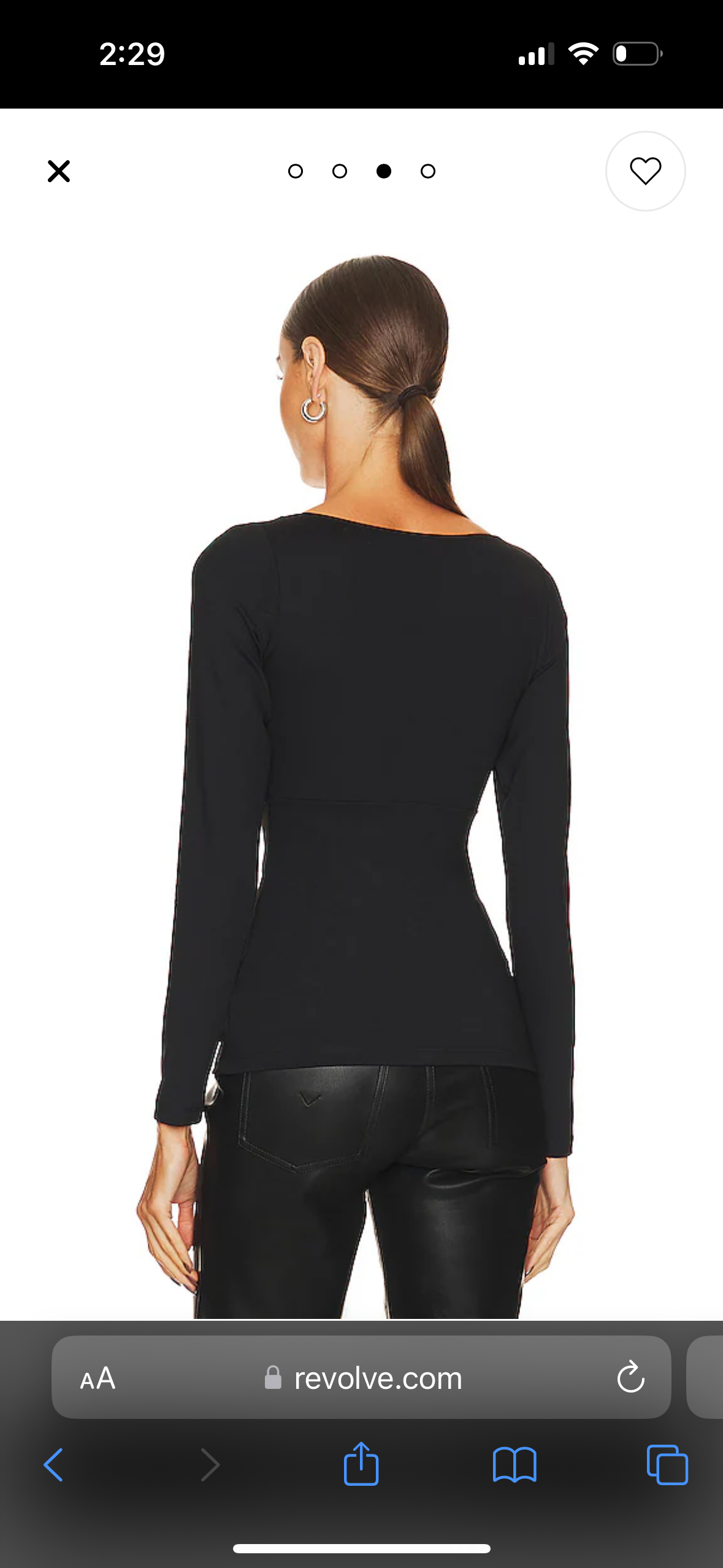 VNECK LONG SLEEVE TOP