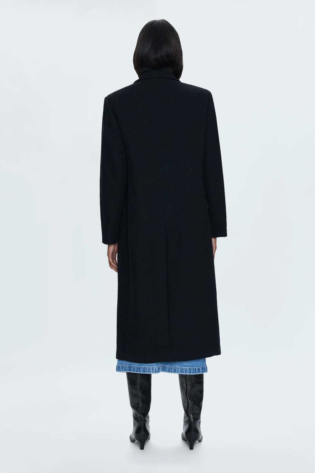 PRESCOTT DOUBLE BREASTED WOOL COAT