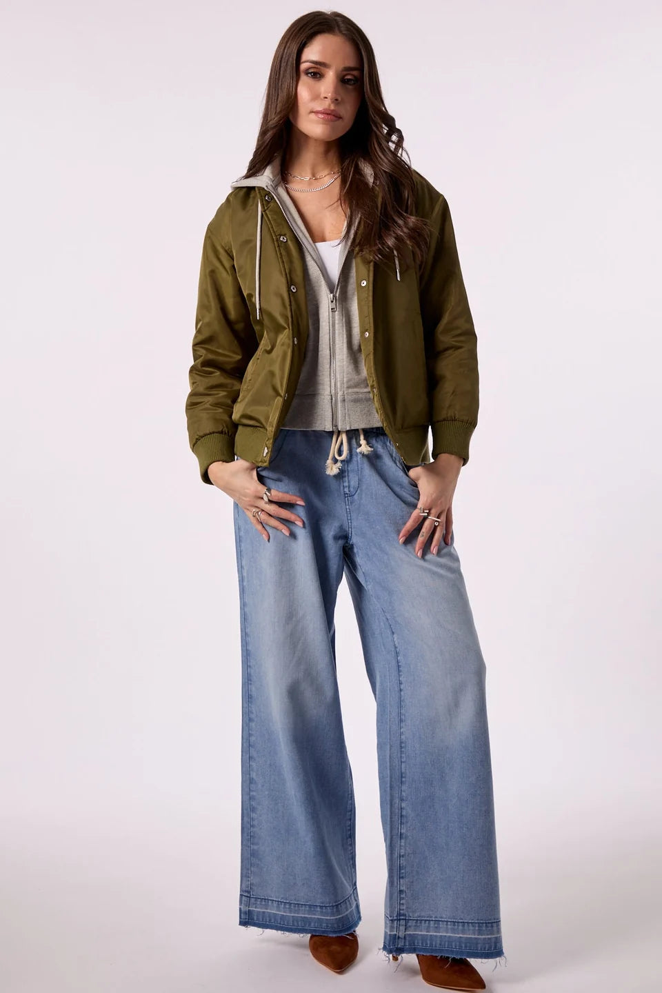 BAILEY BOMBER WITH HOODIE INSERT