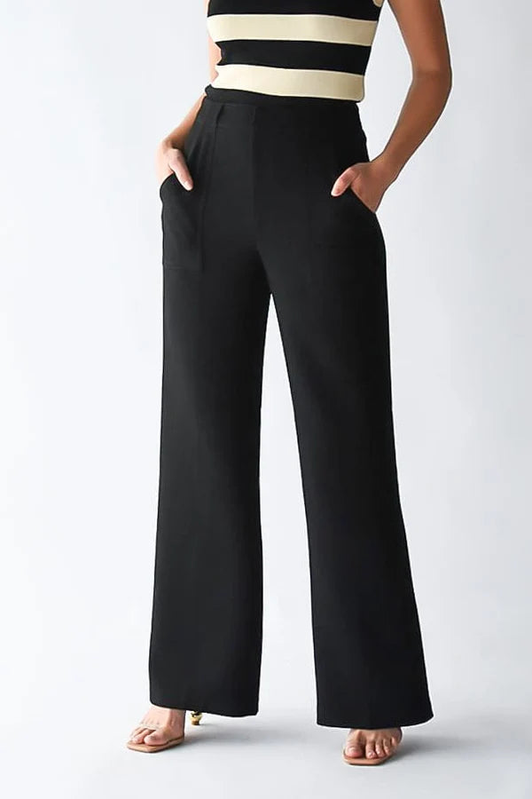 DIANA WIDE LEG BLACK – Envy by Melissa Gorga