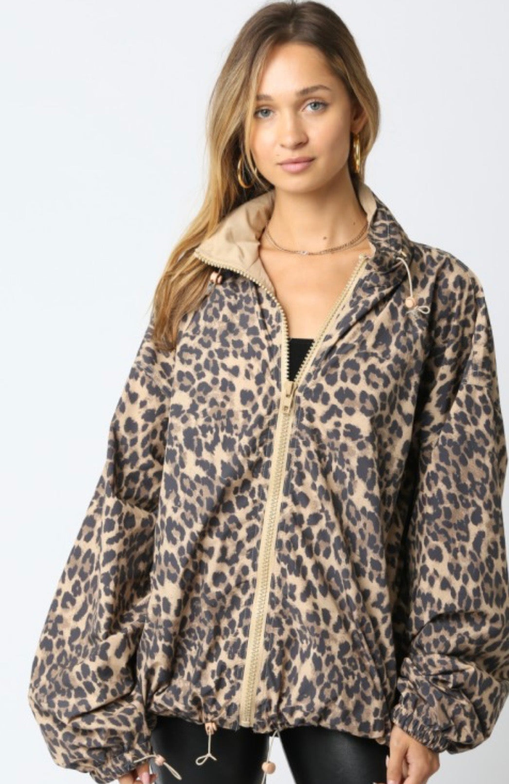 BROWN LEOPARD JACKET