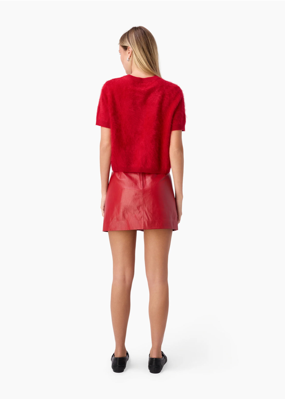 CILLIAN LEATHER MINI SKIRT