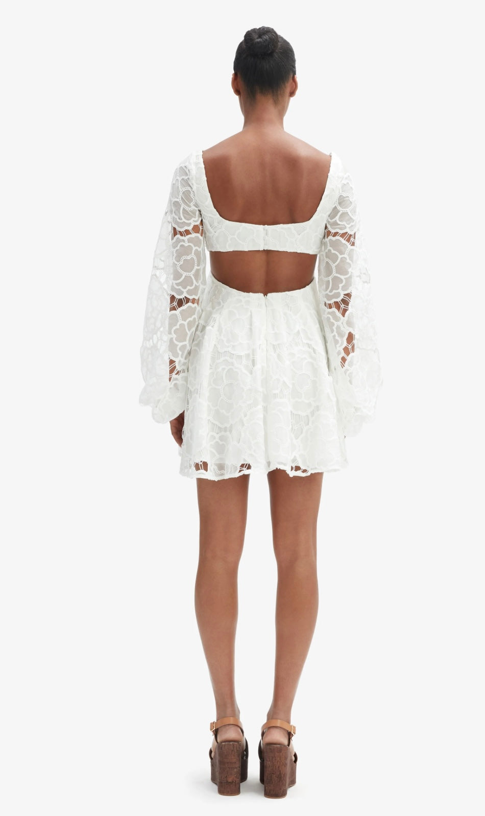 JOVIE BABYDOLL WHITE DRESS