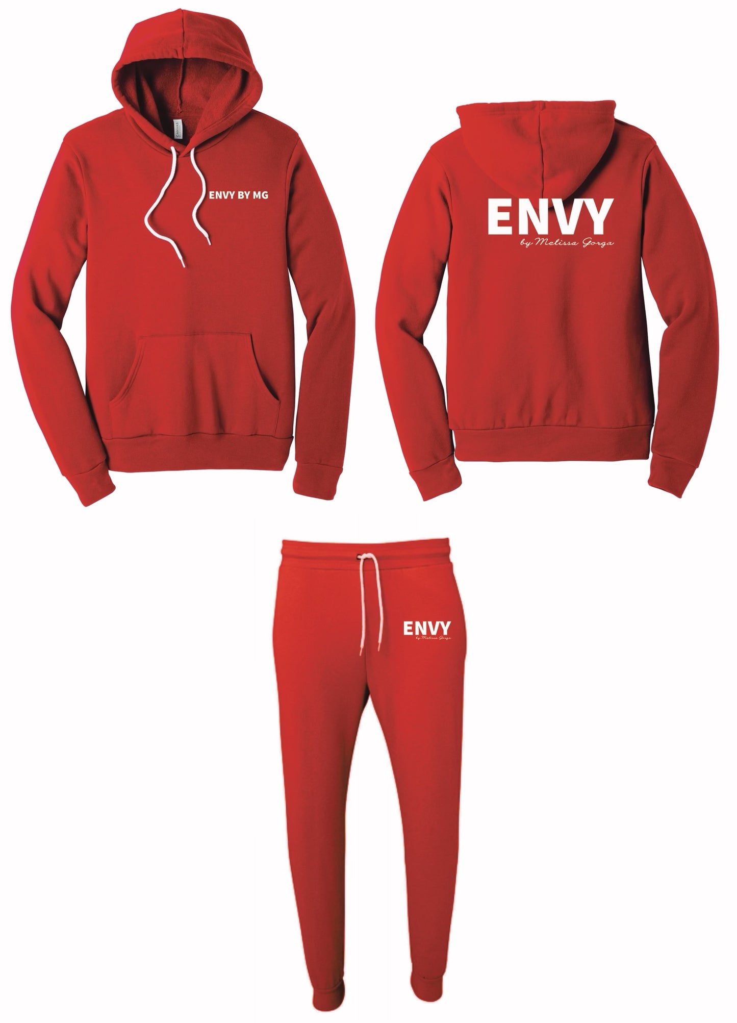RED ENVY HOODIE SET