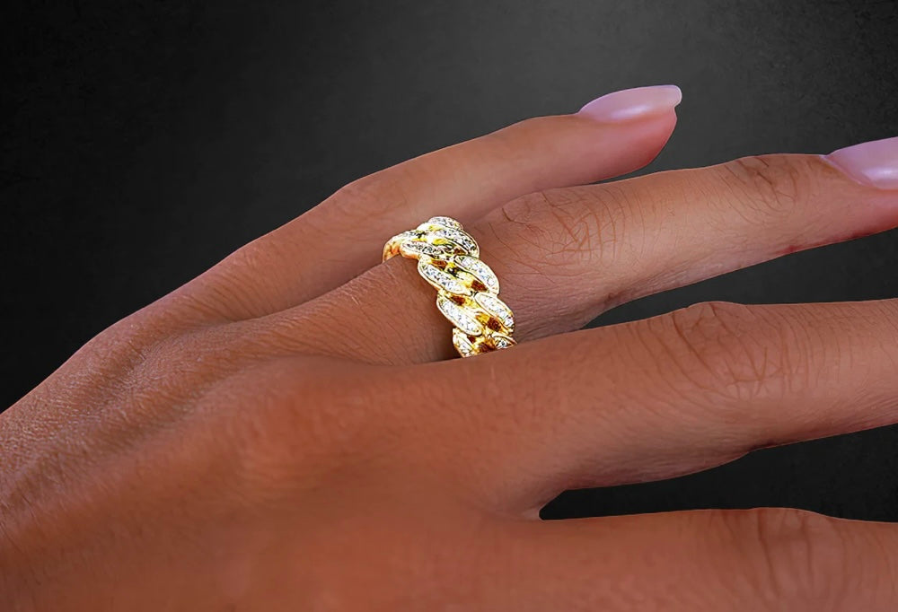 LINK UP RING GOLD