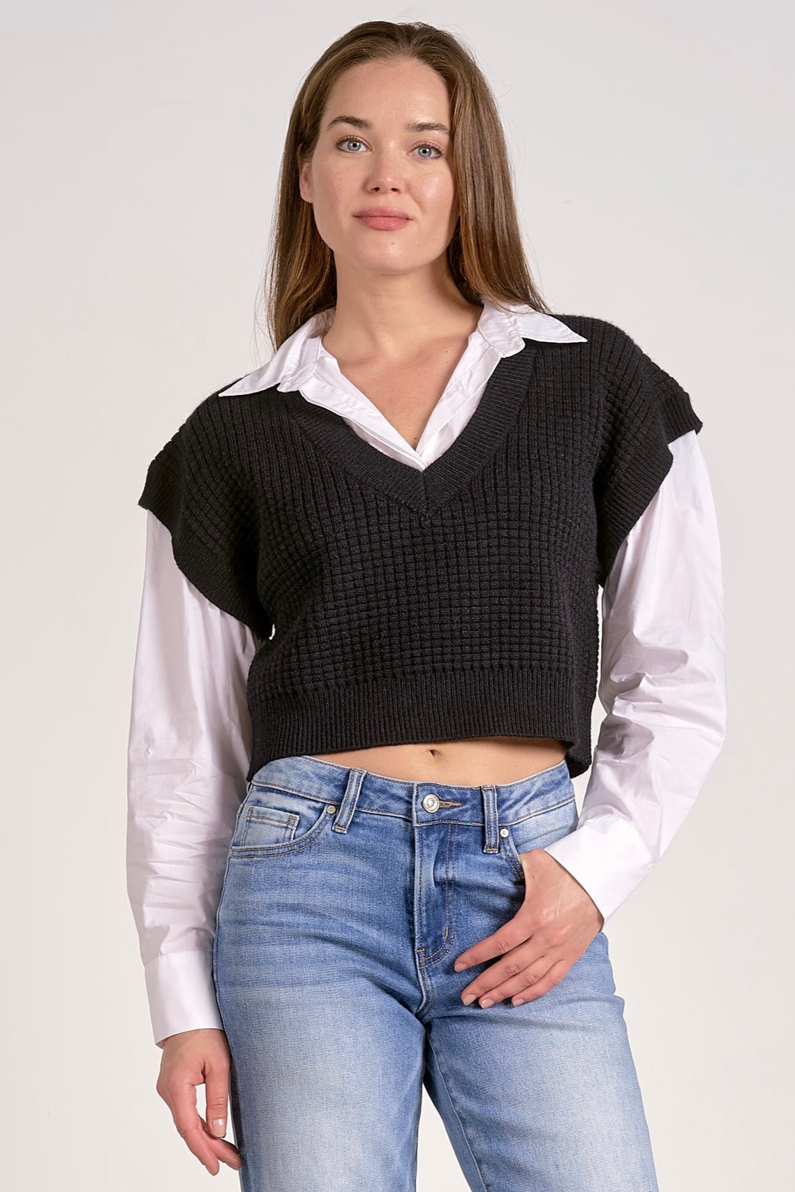 BRADY COMBO SWEATER