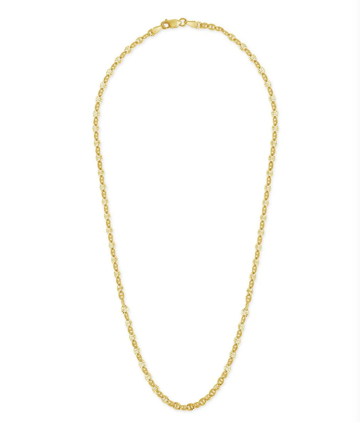 ANCHOR TEXTURED NECKLACE