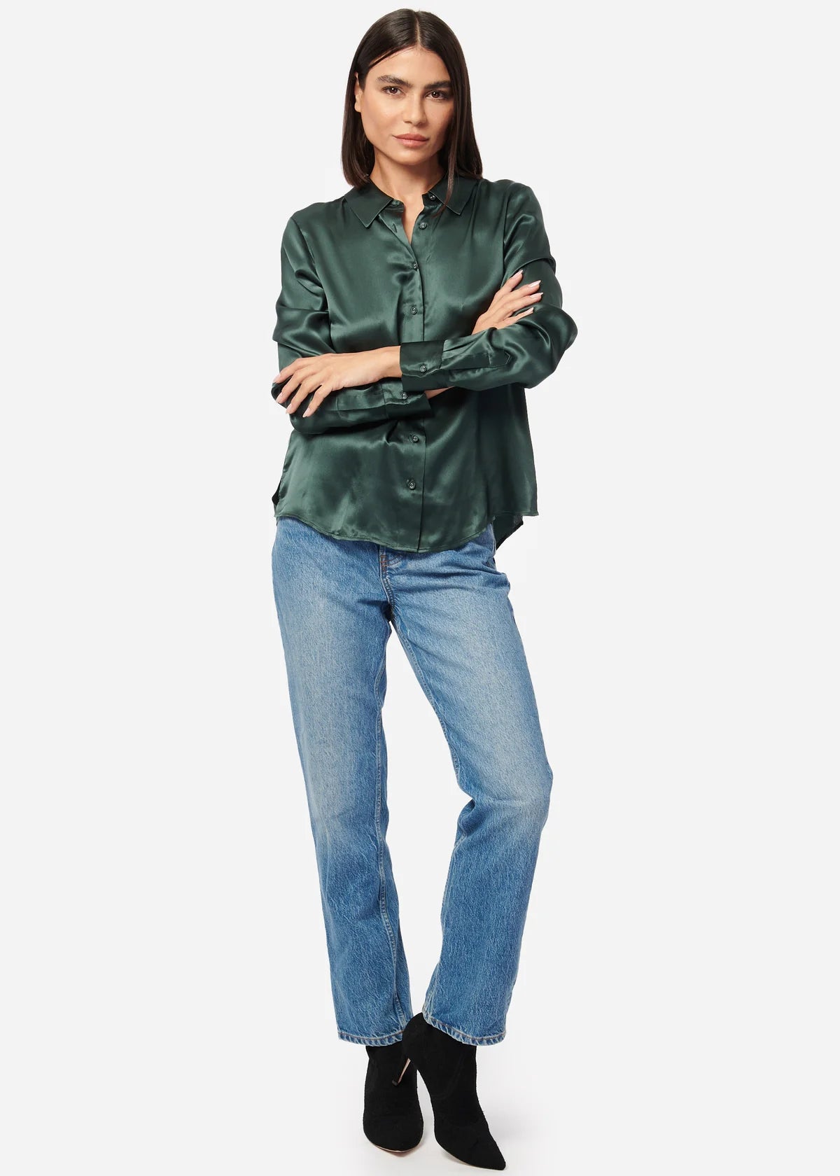 CROSBY BLOUSE HUNTER