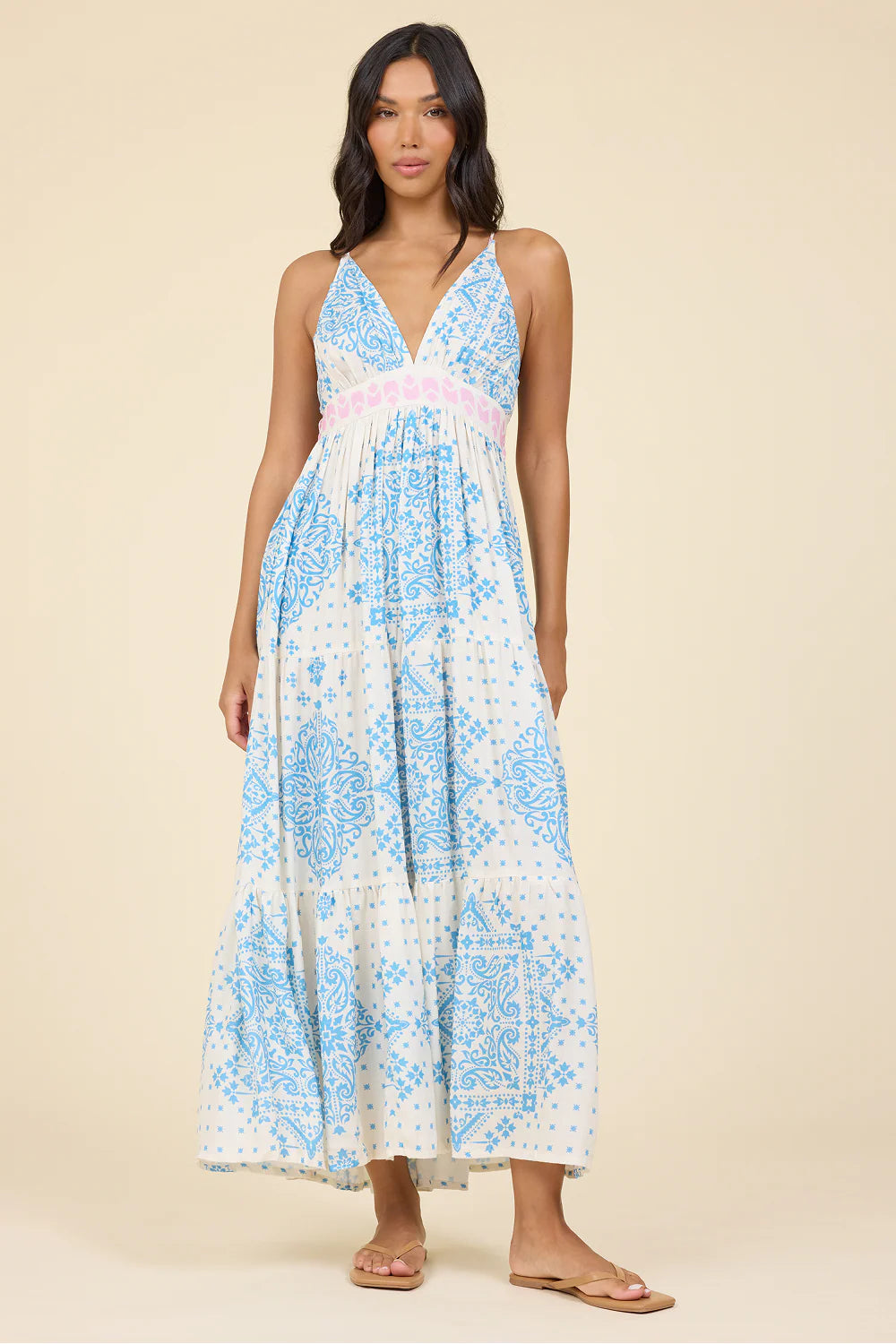 halter flowy maxi dress VENUS Linen Halter Sleeveless Maxi Dress | Jet Black