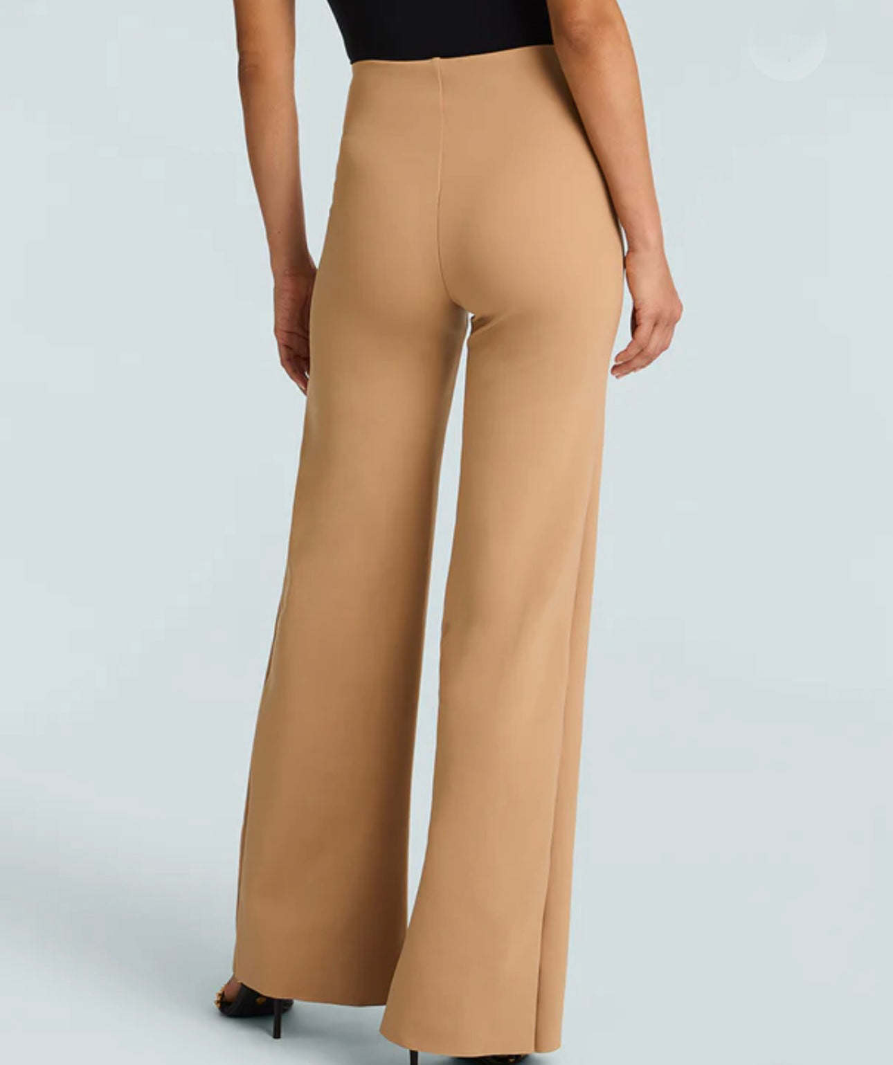 NEOPRENE WIDE LEG PANT