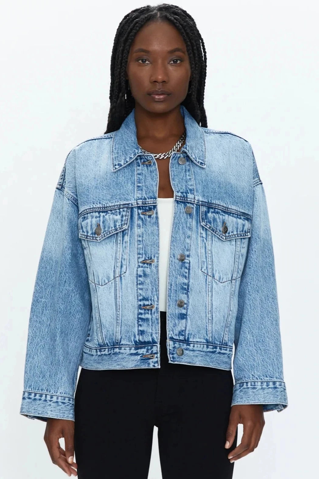 MARGOT OVERSIZED DENIM JACKET – Envy by Melissa Gorga