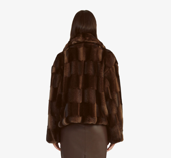 SYLVIE ZIP FAUX FUR JACKET