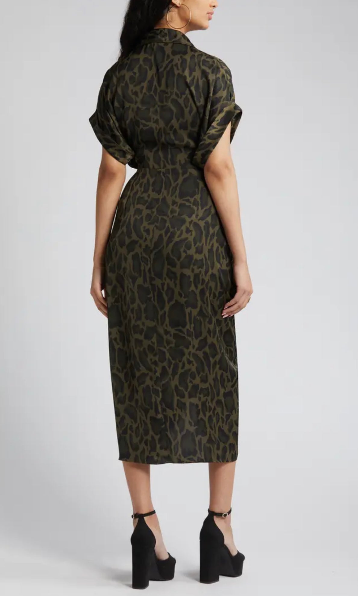 TORI ARMY GREEN DRESS