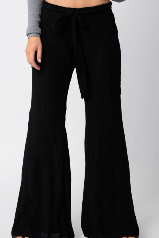 Sabrina Flare Pants Black