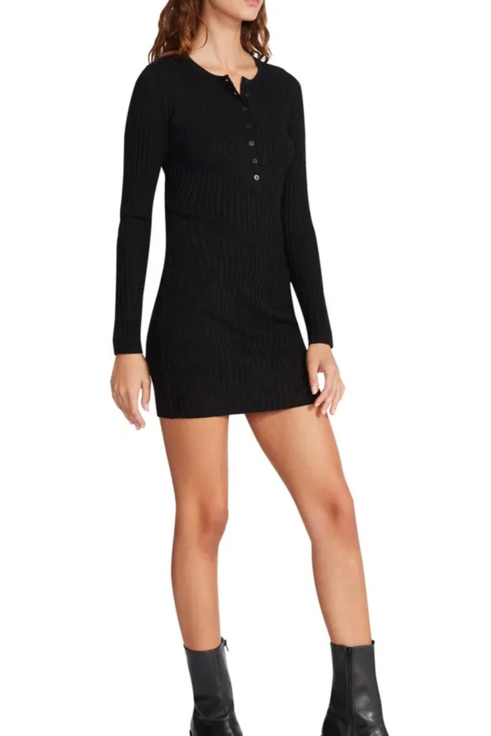 lexi rib sweater dress Women's Lexi Rib Sweater Dress | Skipper Blue