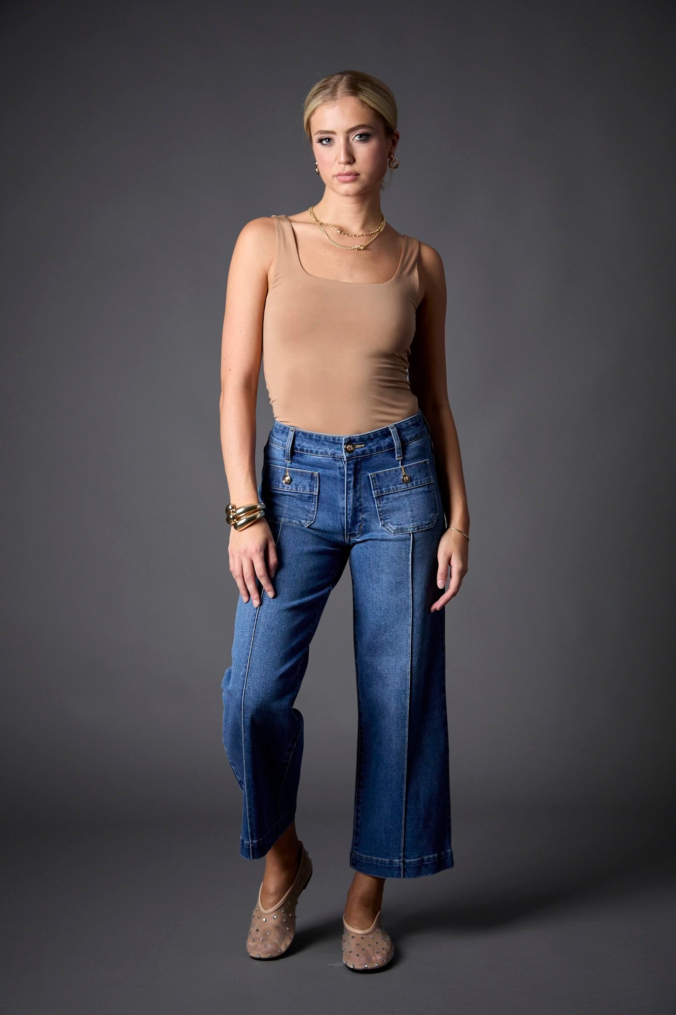PATCH POCKET MID RISE