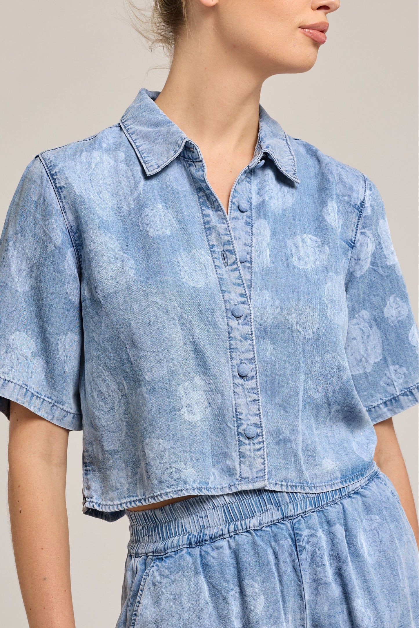 HEIDI DENIM TOP