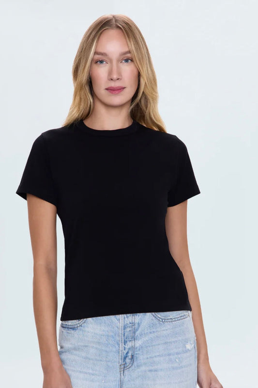 ALBA BABY TEE BLACK