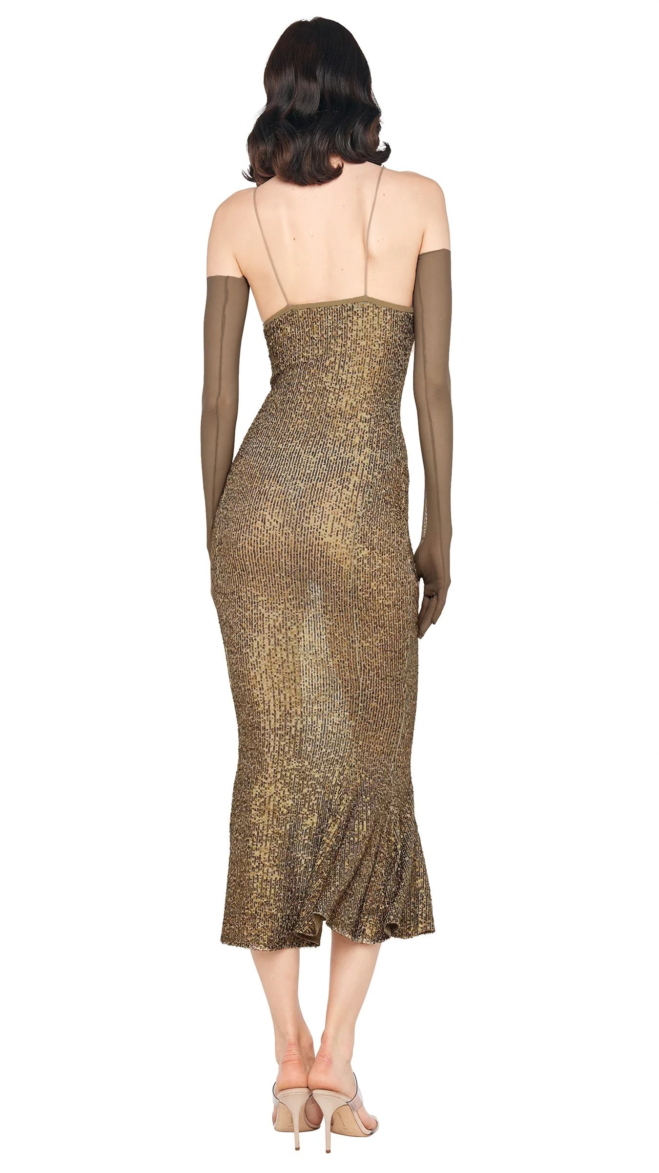 SLIP FISHTAIL DRESS
