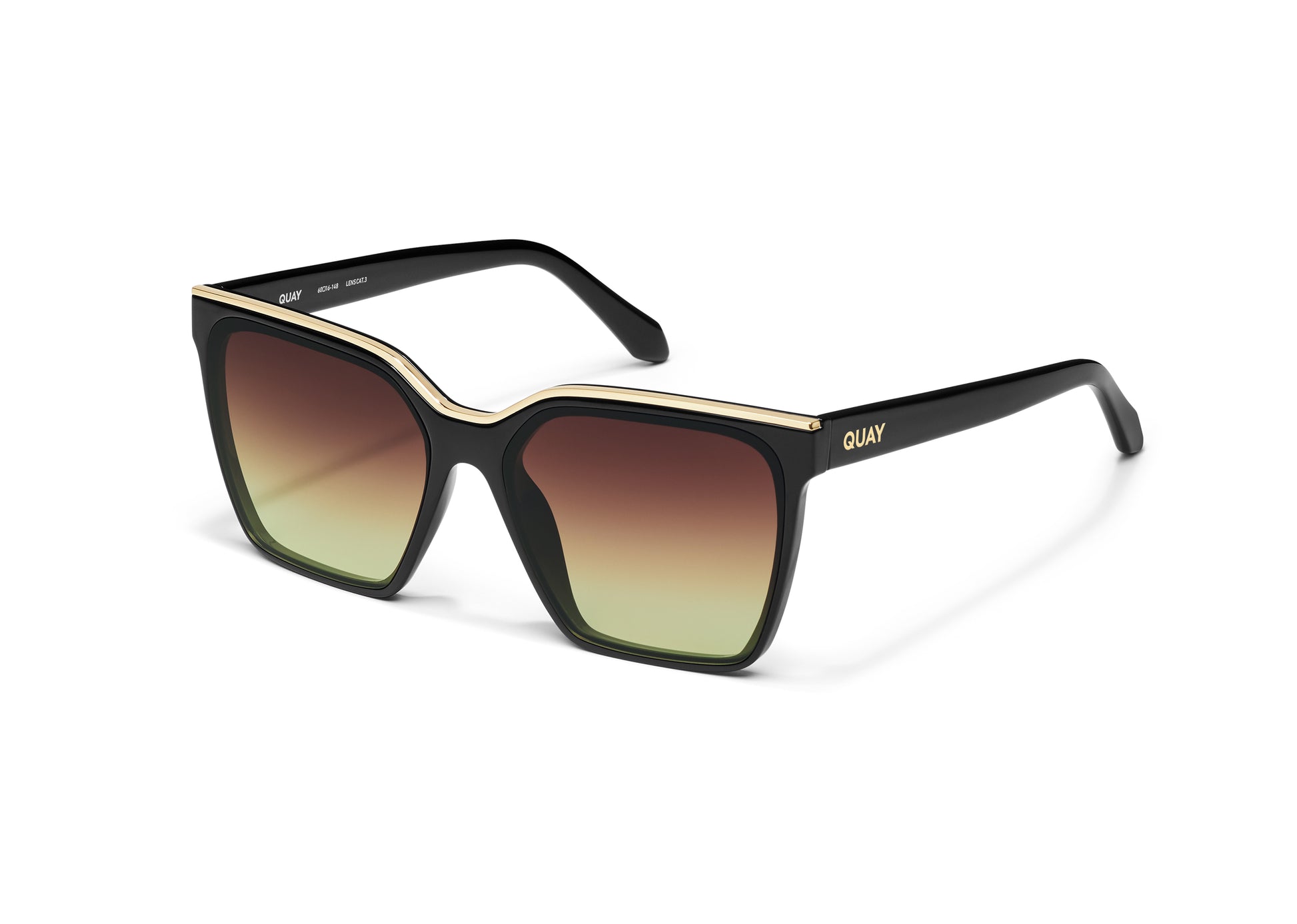 Quay Level Up Sunglasses Black Female