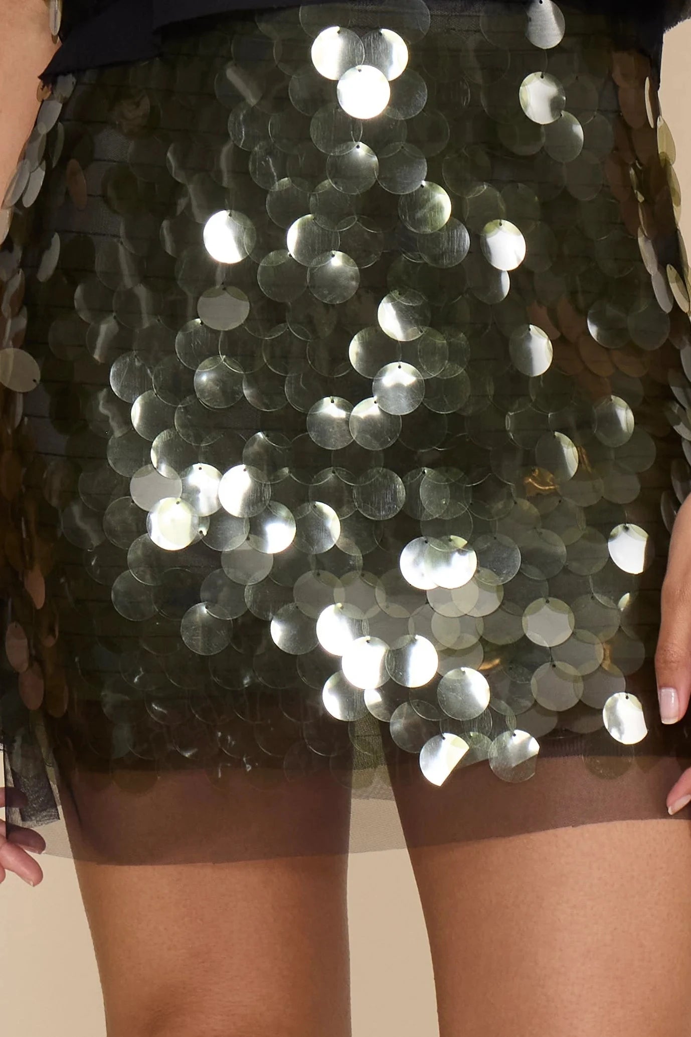 ALULA SEQUIN MINI SKIRT