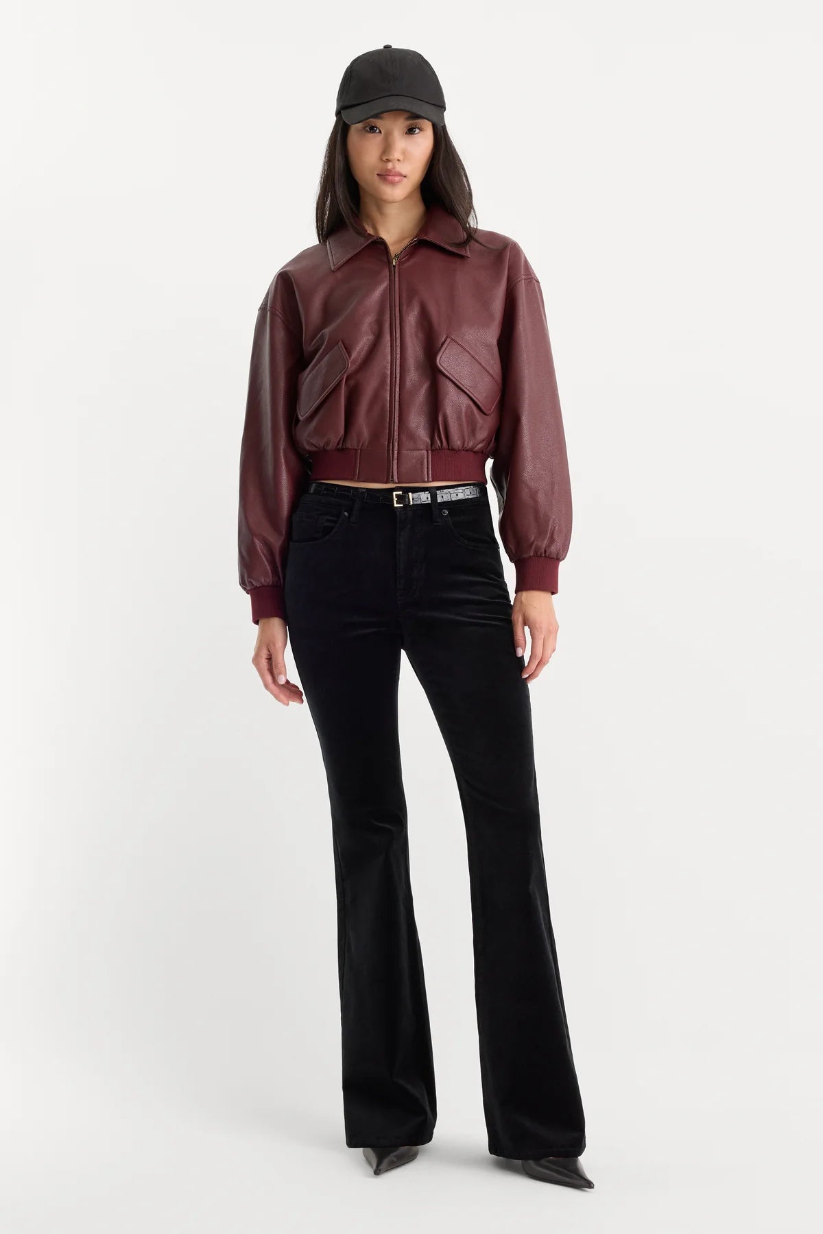 GOOD AMERICAN VELVET FLARES