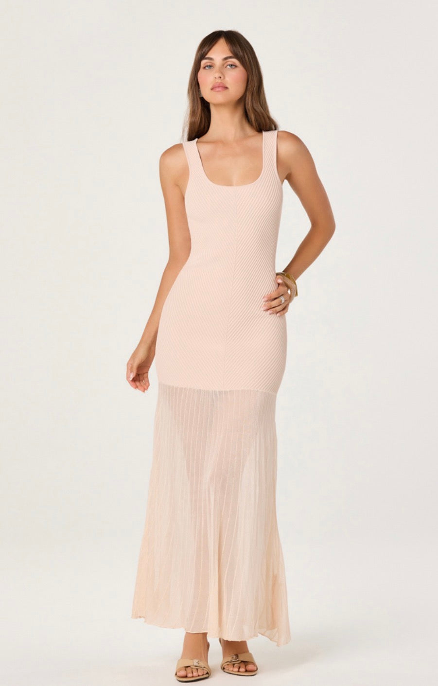 GLENA DRESS NUDE