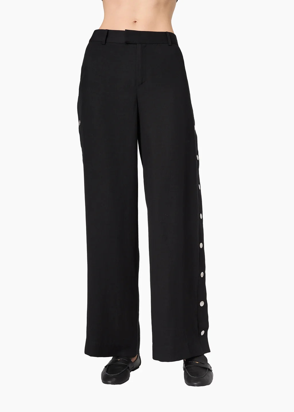 MEADE WIDE LEG TENCEL TROUSER