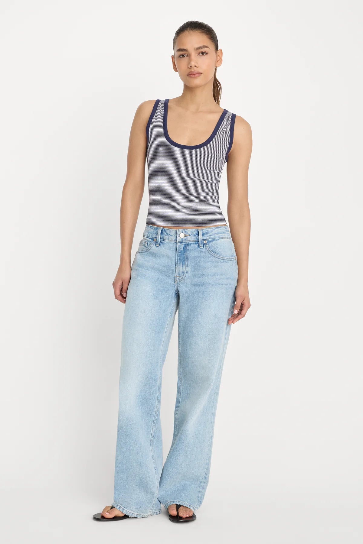 GOOD AMERICAN RINGER TANK