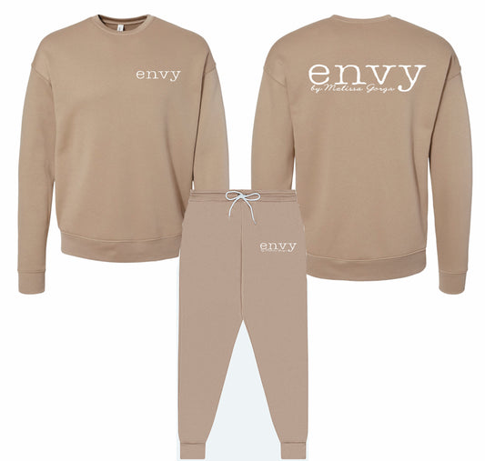 BEIGE ENVY CREW SET