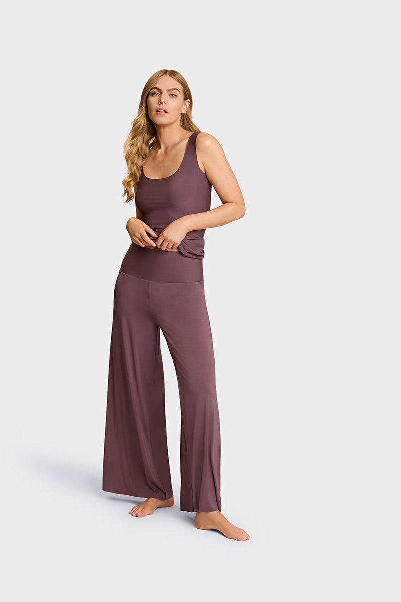 COMMANDO BUTTER WIDE LEG PANT MINK