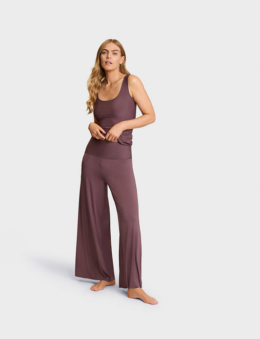 COMMANDO BUTTER WIDE LEG PANT MINK