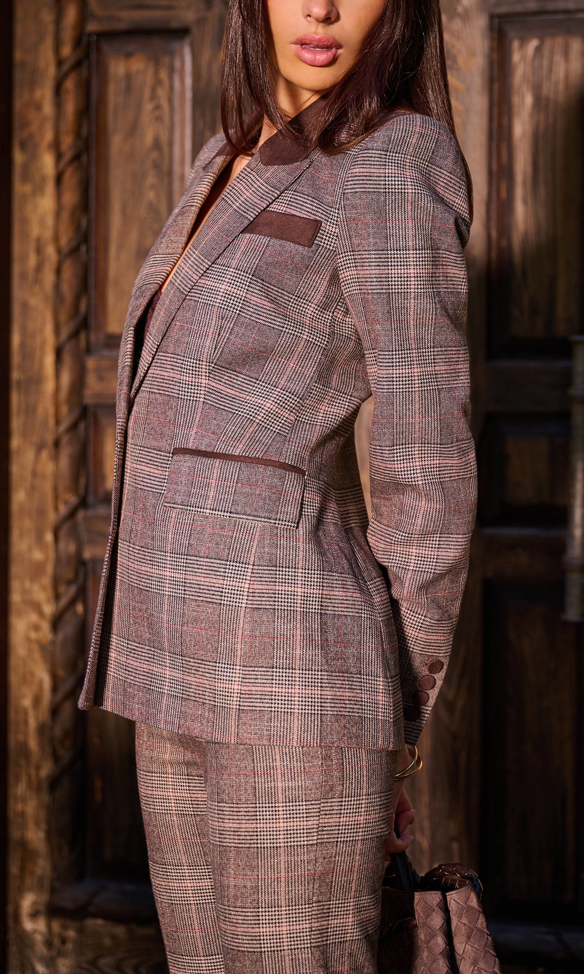 ROSELLA PLAID BLAZER