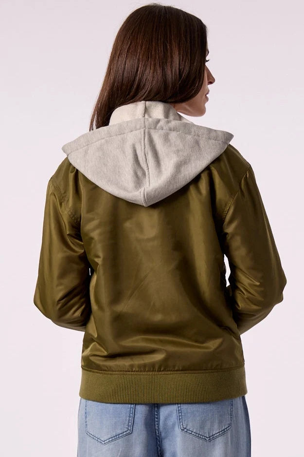 BAILEY BOMBER WITH HOODIE INSERT