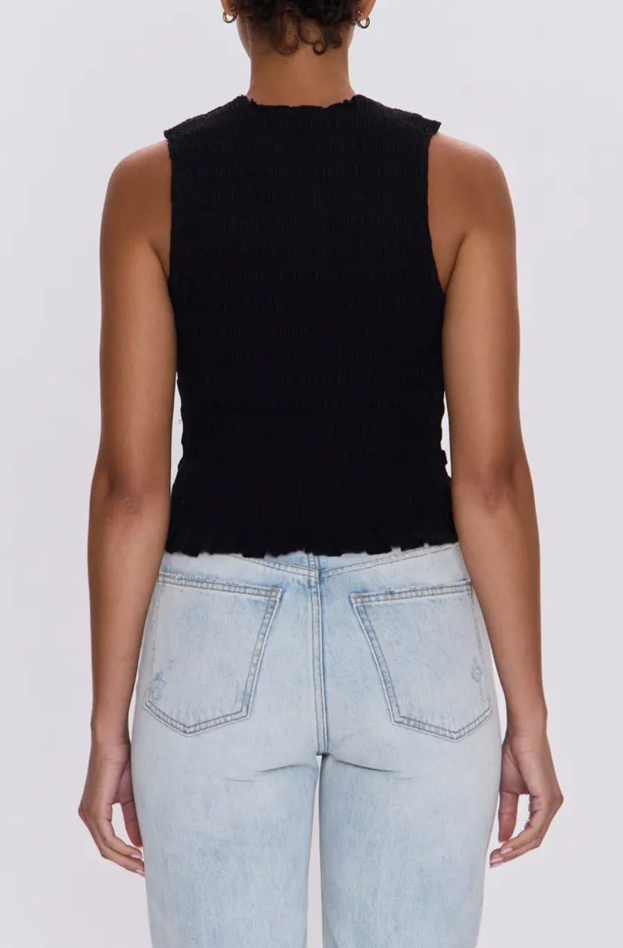 PHOEBE SMOCKED TANK