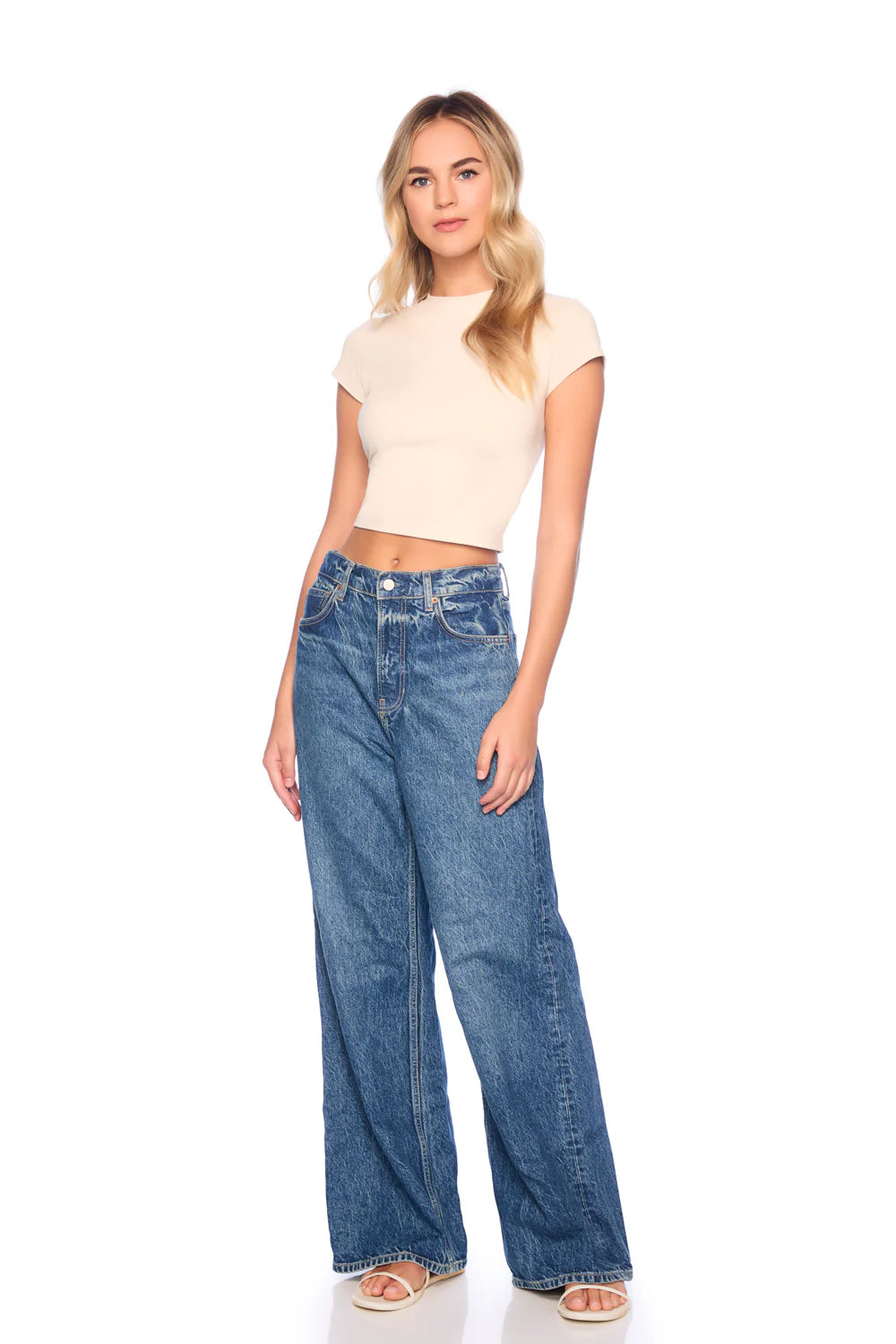 AT WAIST TEE CREAM